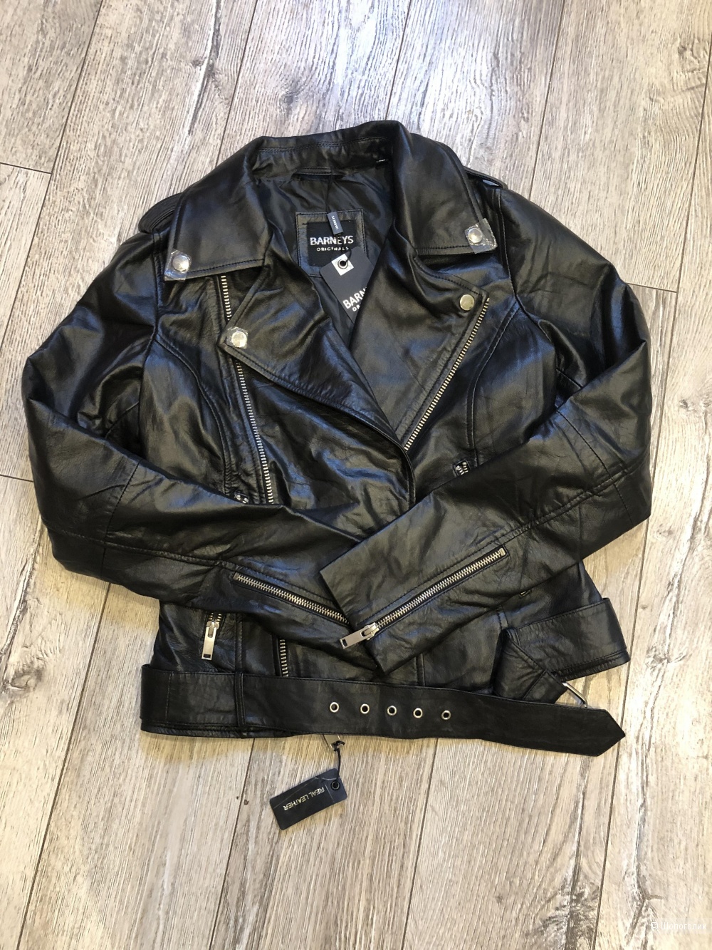 Кожаная куртка- косуха Barney’s Original’s 36EU(UK8)