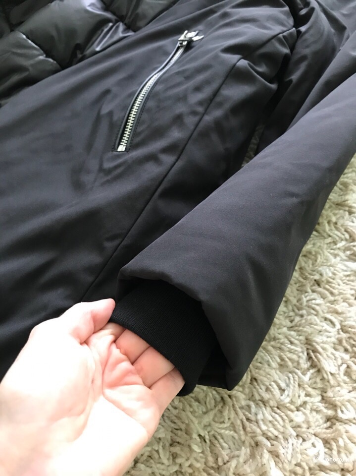 Стеганая куртка-парка с капюшоном ZARA, размер М( + -)