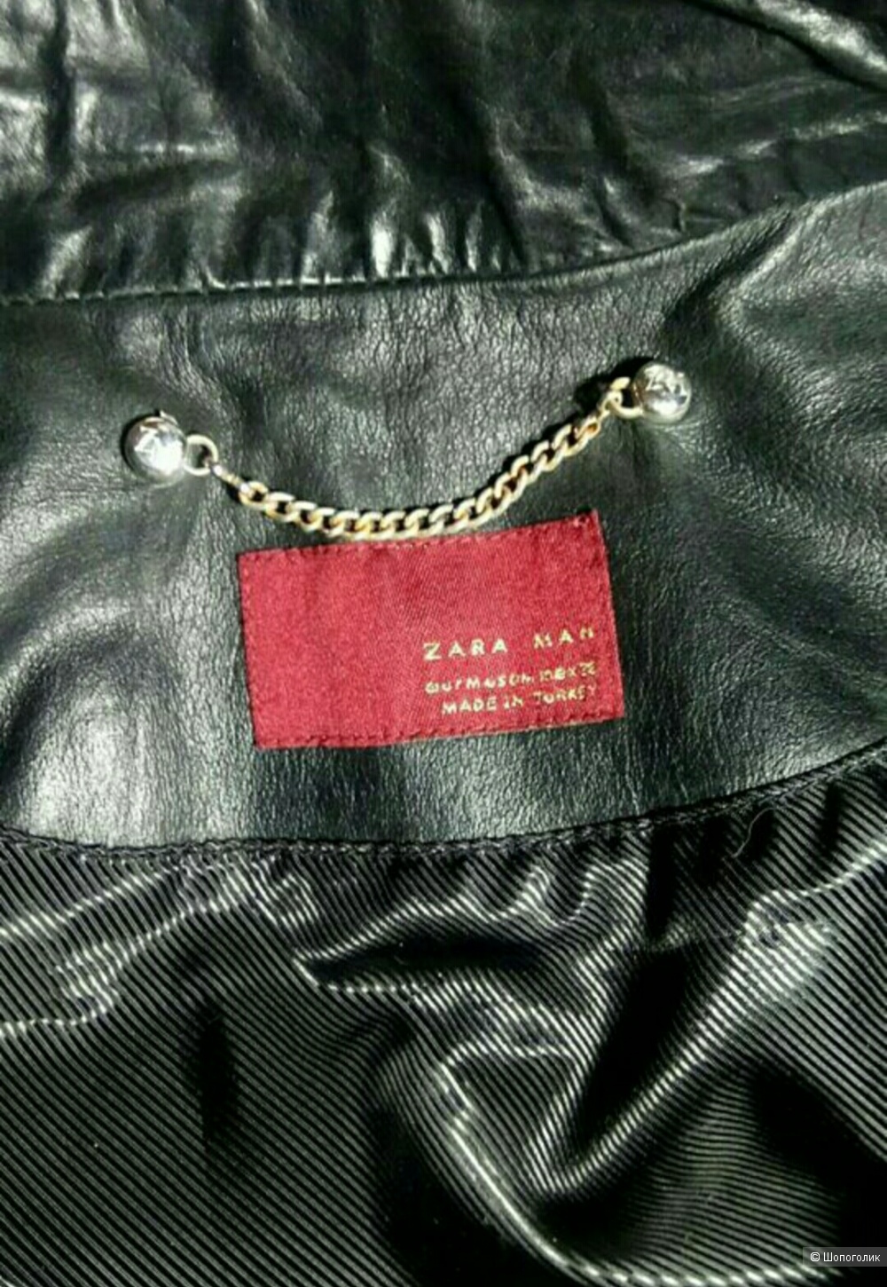Zara man куртка кожа 46/48 размер