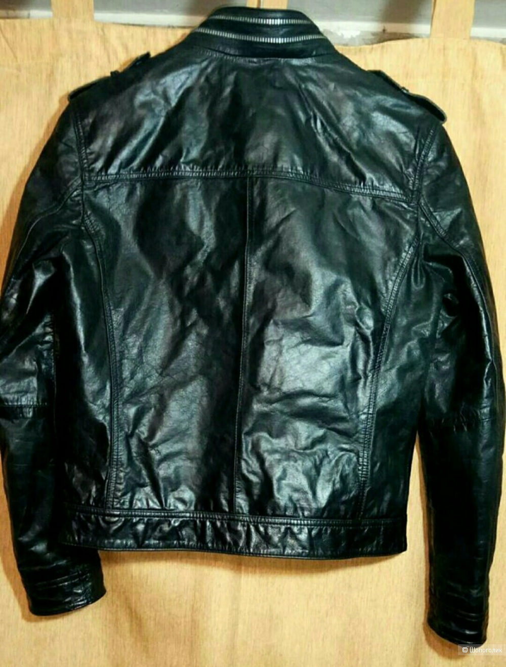 Zara man куртка кожа 46/48 размер