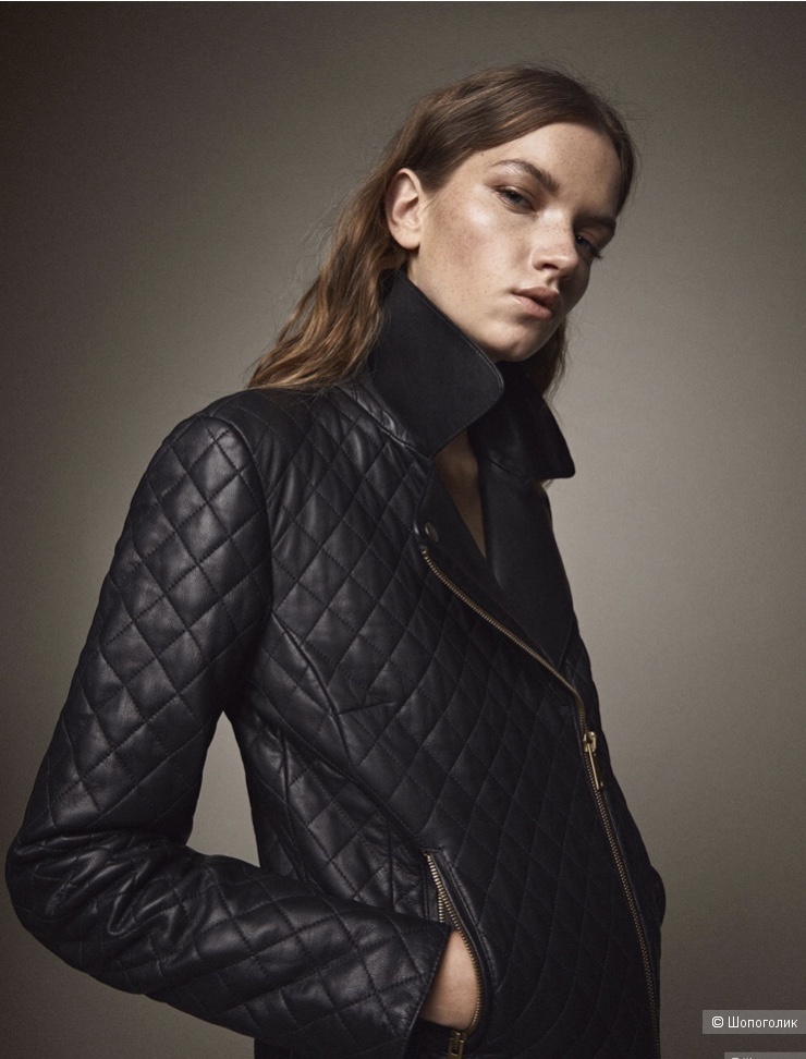 Куртка кожаная Massimo Dutti, размер XL