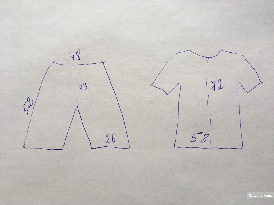 Комплект шорты+футболка на 52-54 рос. PRIMO EMPORIO+IMPULSO