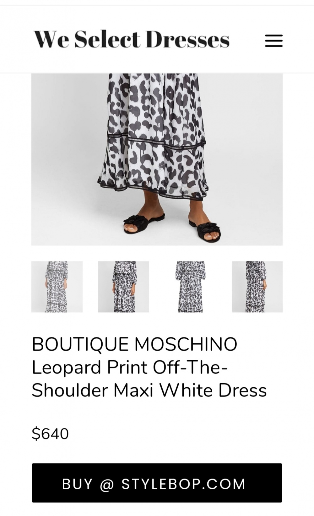 Шелковое платье BOUTIQUE MOSCHINO