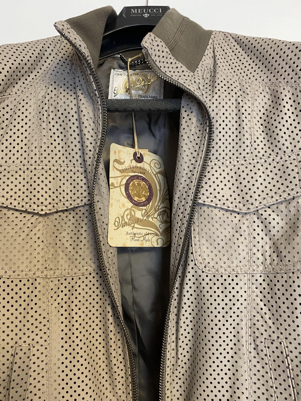 Кожаная куртка Vintage de lux 50-52