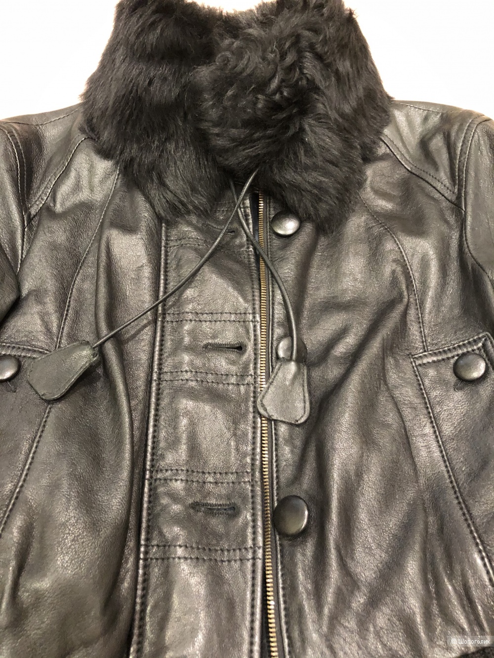 Куртка кожаная Armani Jeans, 40IT