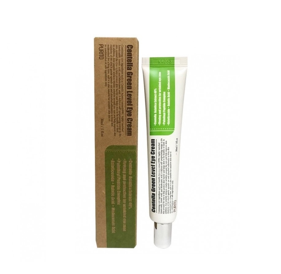 Подтягивающий крем для век с пептидами и центеллой Purito Centella Green Level Eye Cream