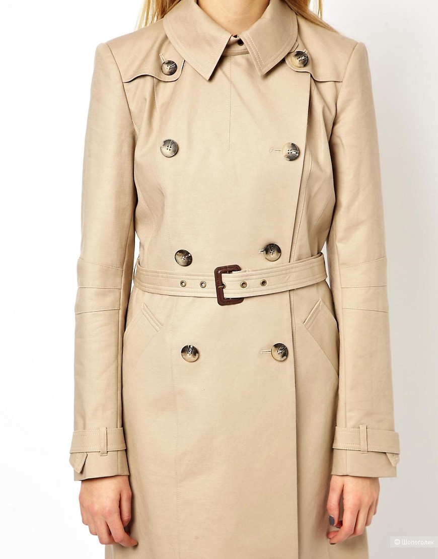 ASOS Premium Trench With Panel Detail, 10 UK