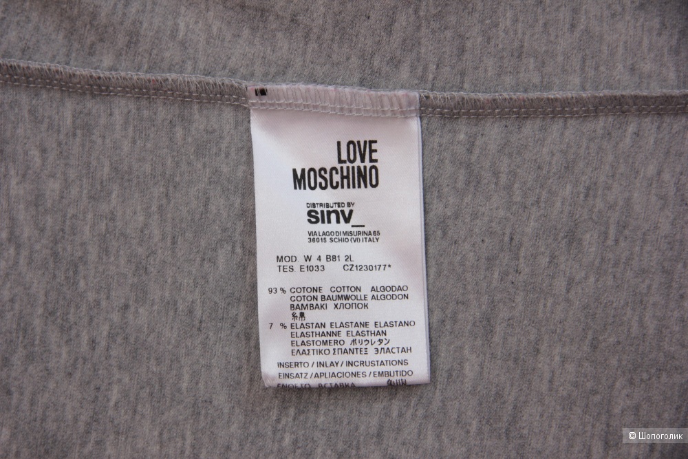 Футболка Love Moschino размер 42IT/S-M