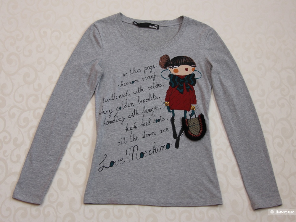 Футболка Love Moschino размер 42IT/S-M