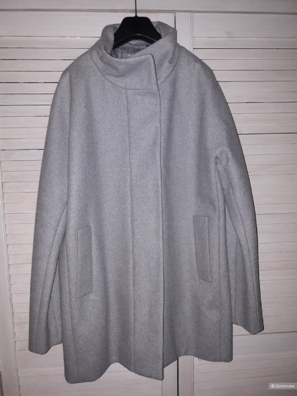 Пальто-кокон J CREW, размер 46-48.