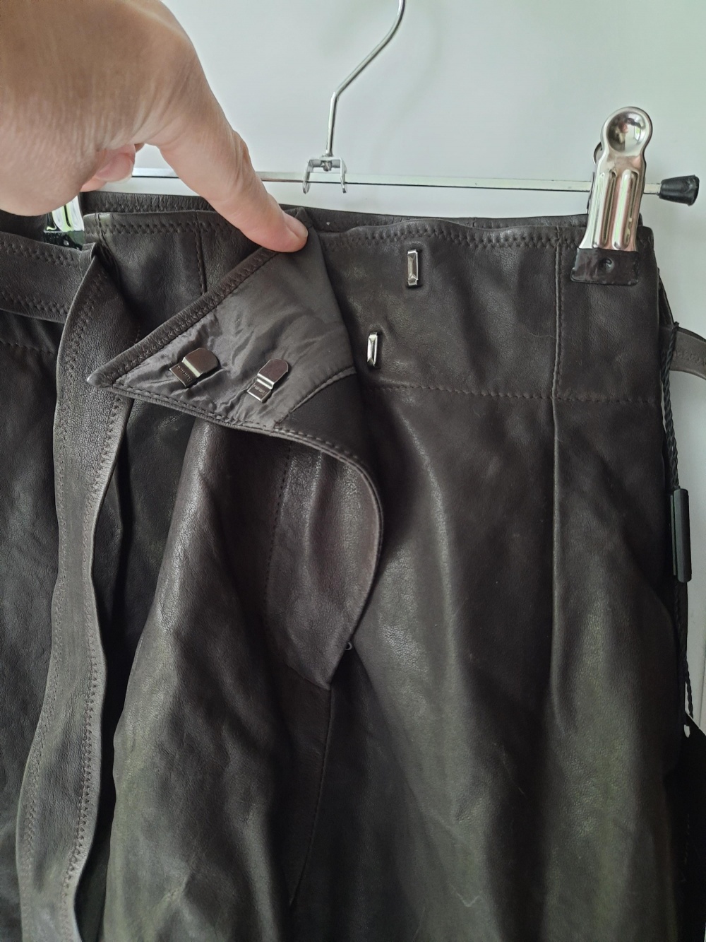 MarcCain шорты кожаные размер 4