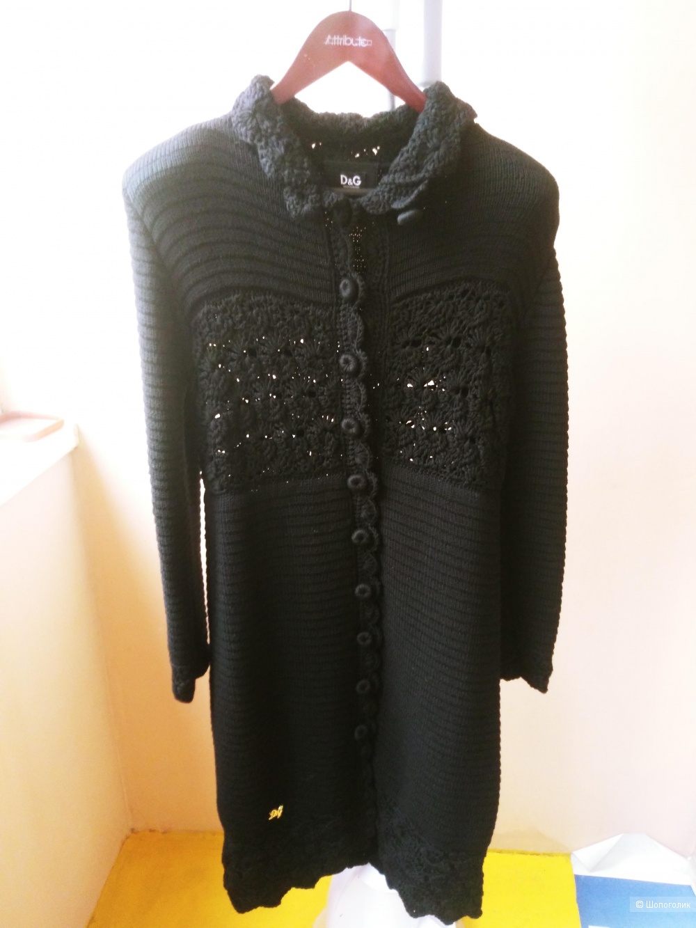Пальто вязанное  Dolce&Gabbana размер М.