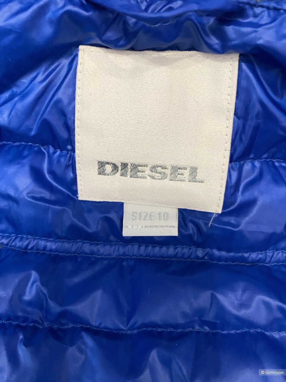 Детский облегченный пуховик на мальчика Diesel, размер 10