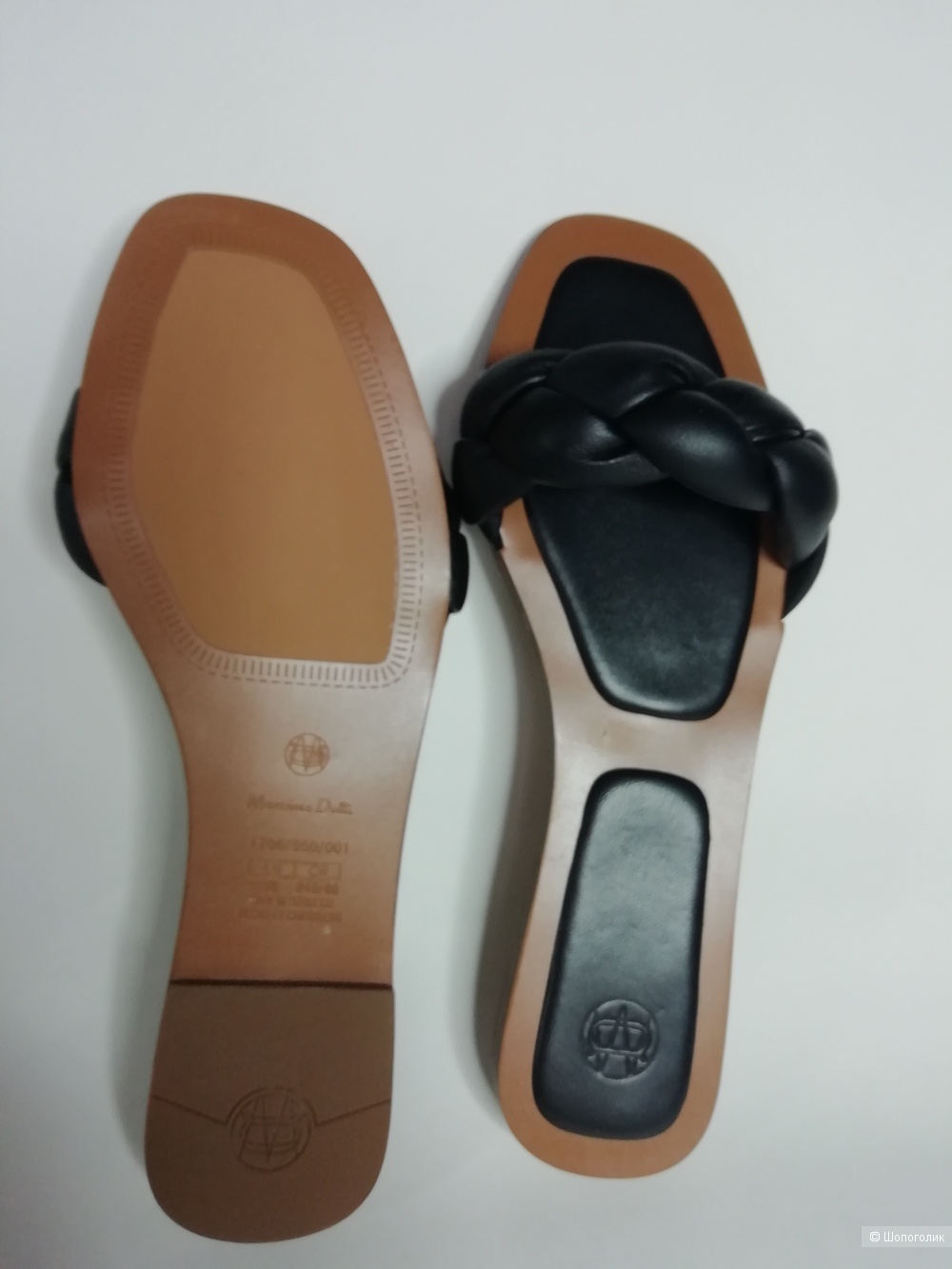 Шлепки-босоножки massimo dutti 38р