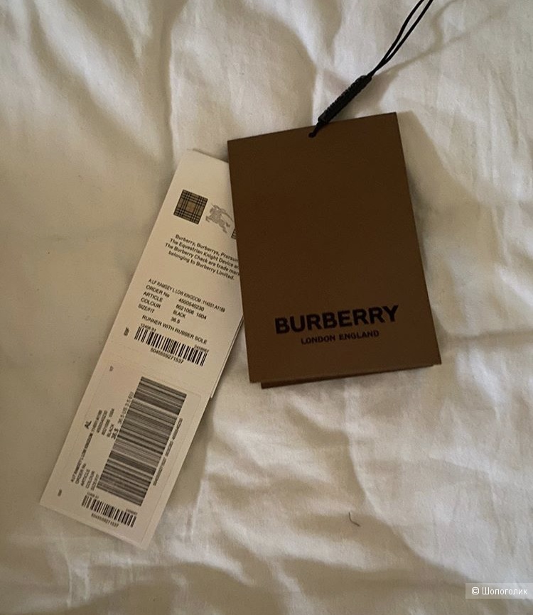 Кроссовки Burberry размер 36,5