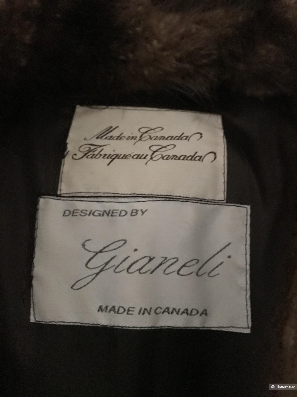 Полушубок из меха бобра размер 44-46 Gianeli