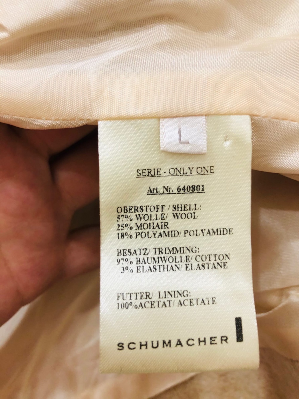 Пальто из шерсти  Dorothee Schumacher. Размер S-L.