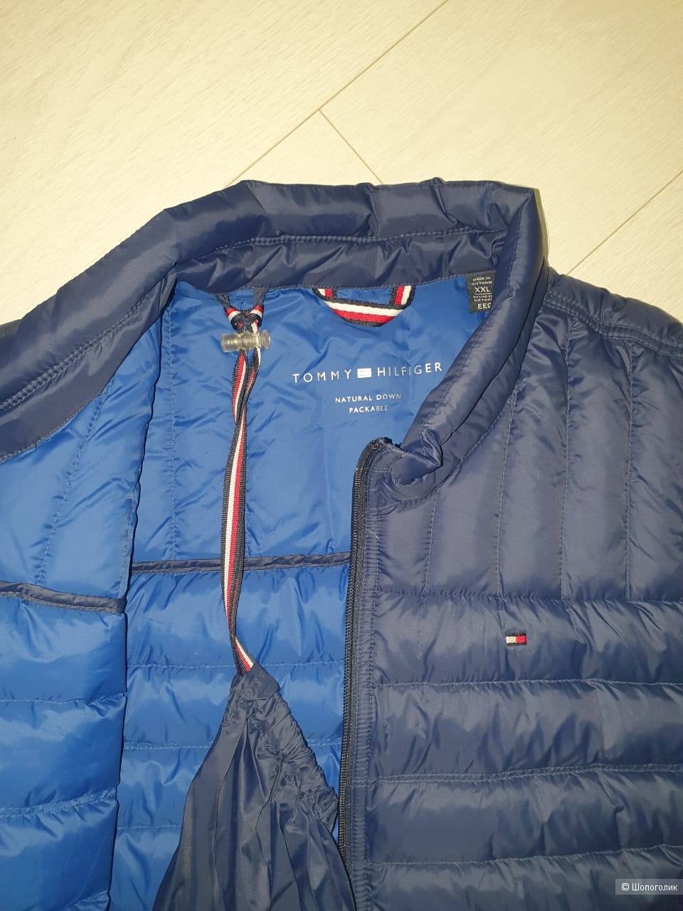 Демисезонный пуховик Tommy Hilfiger, размер 2XL