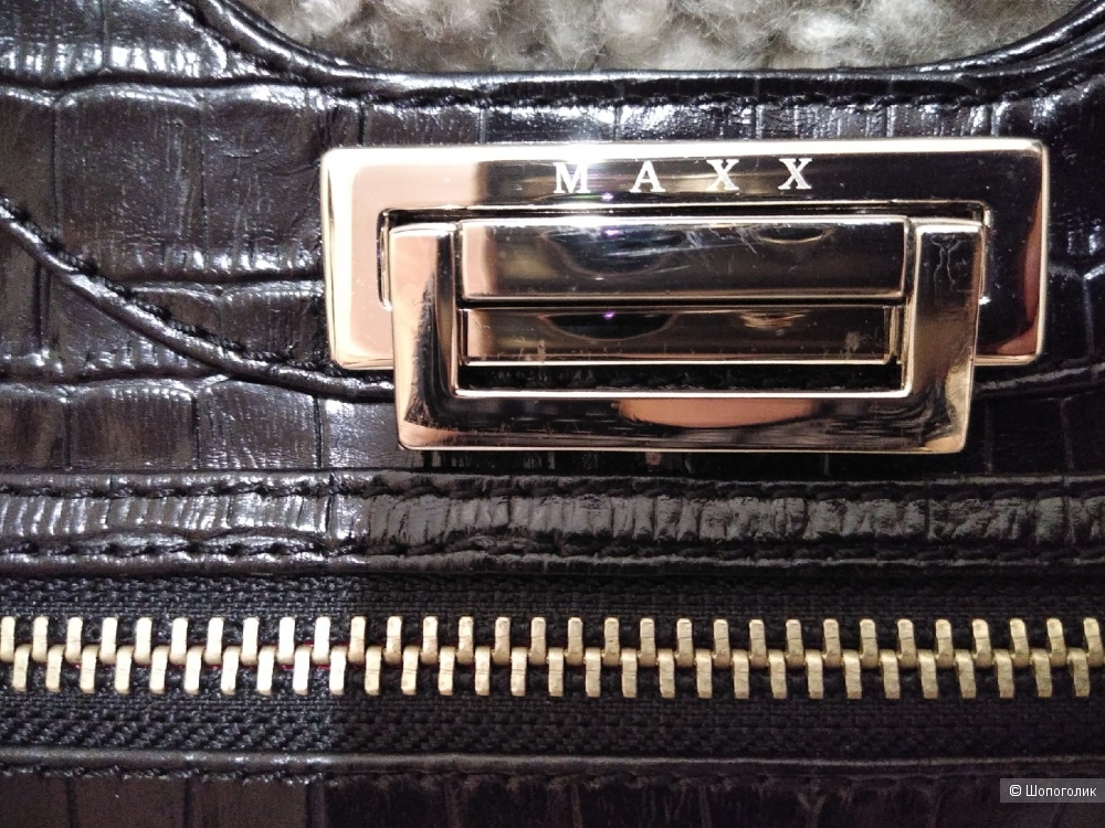 Клатч (сумка) из натуральной кожи Maxx New York.