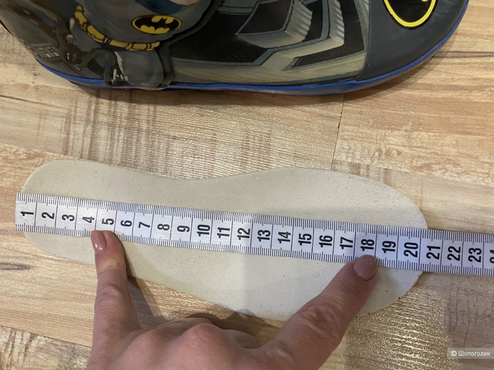 Резиновые сапоги на мальчика "Бэтмен". Размер 31-32. По стельке 20 см