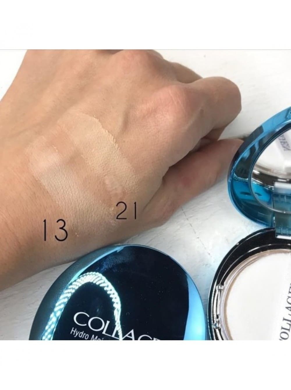 Пудра на основе коллагена №13 и №21 ENOUGH COLLAGEN 3 IN 1 WHITENING MOISTURE