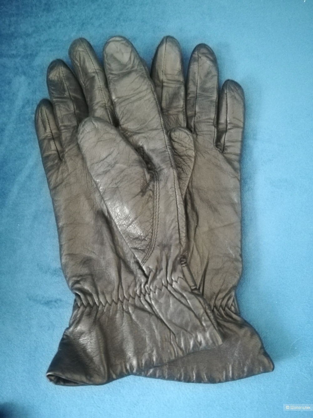 Перчатки кожаные villadelfaono, размер 7