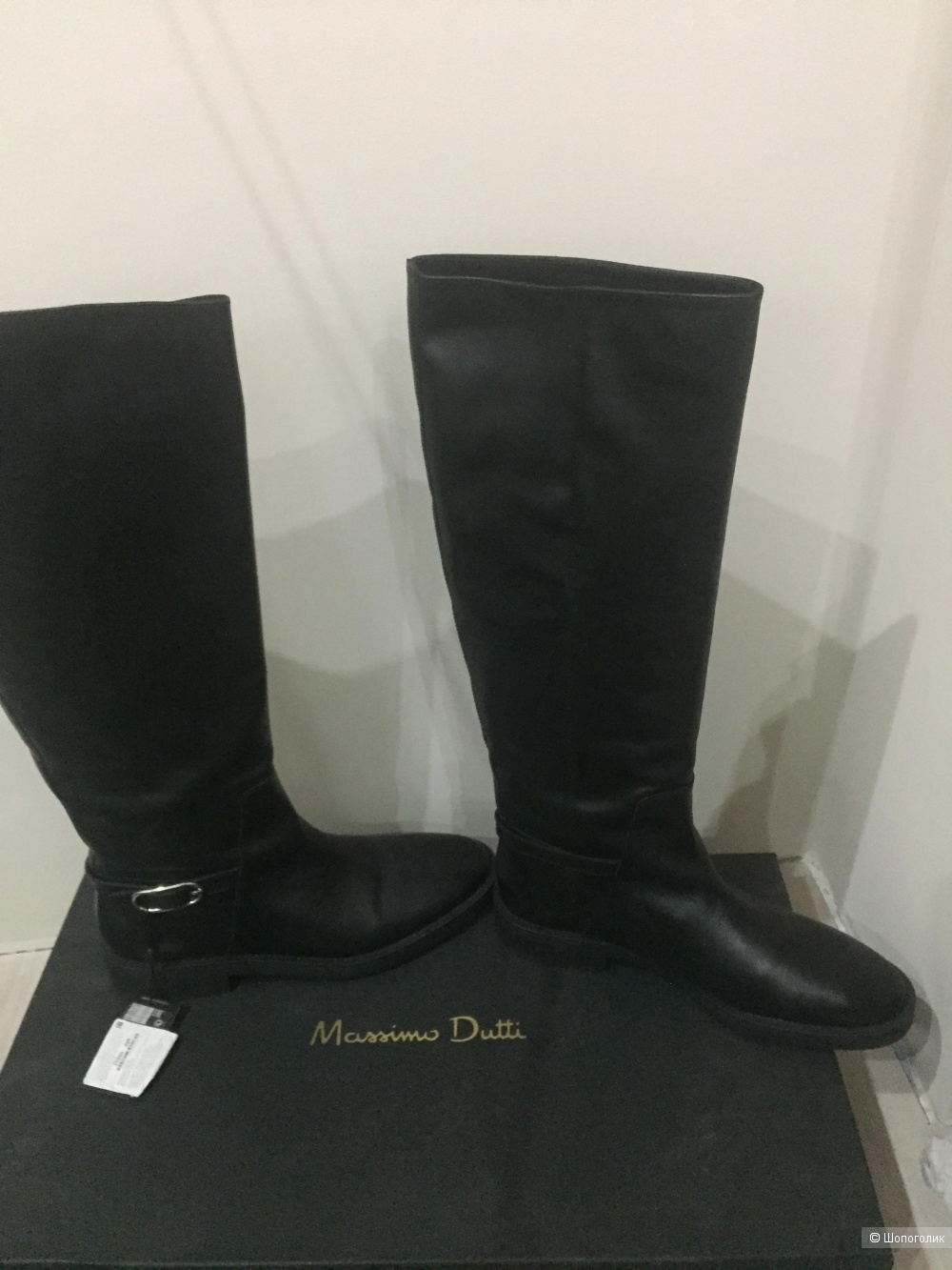 Massimo Dutti кожаные сапоги, размер 40