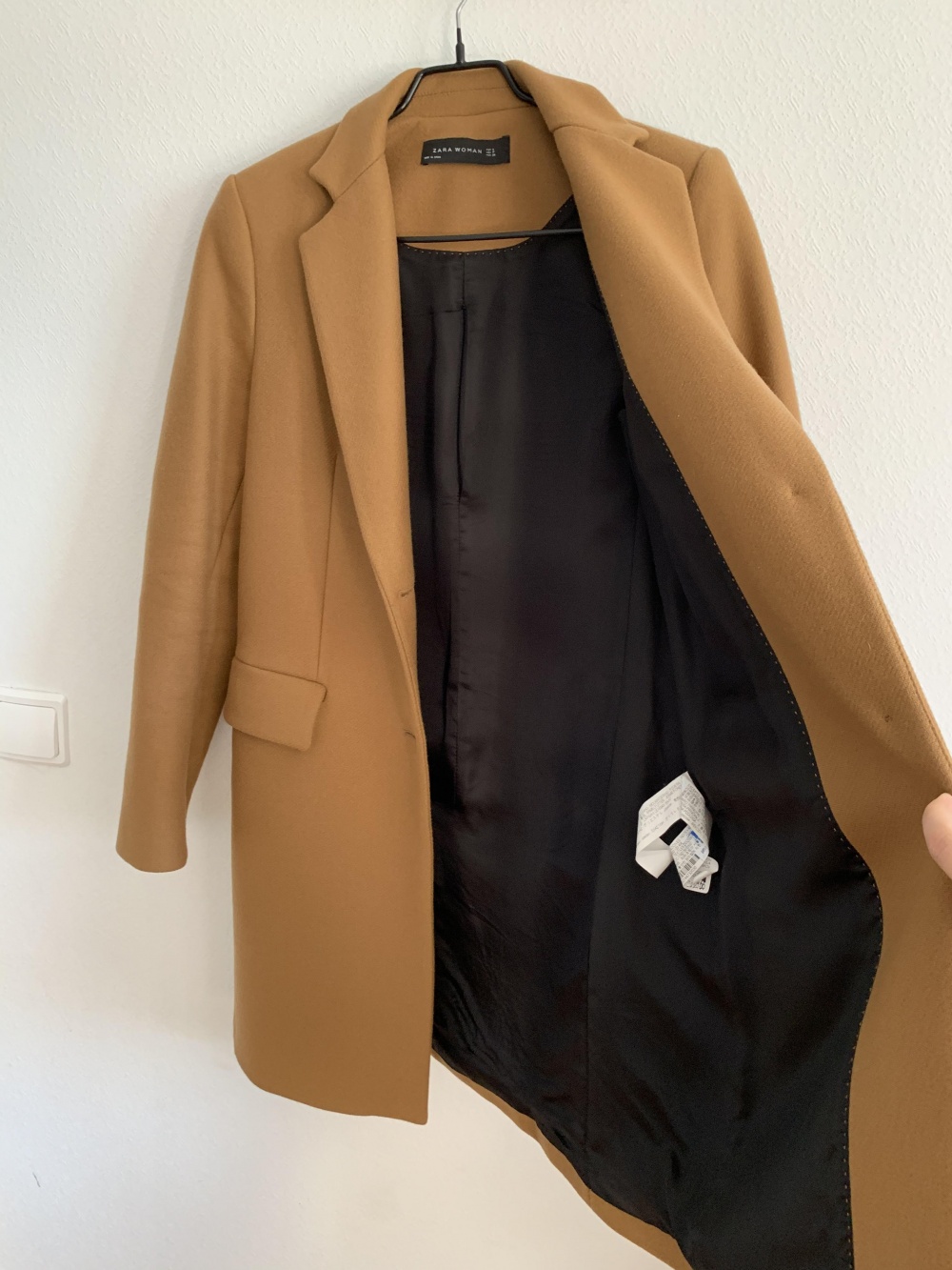 Шерстяное пальто Zara, размер М