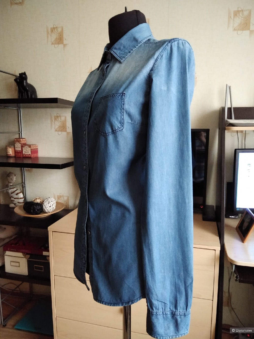 Джинсовая рубашка Vêtements et Maison Scotch. Размер: 1 (42-44).