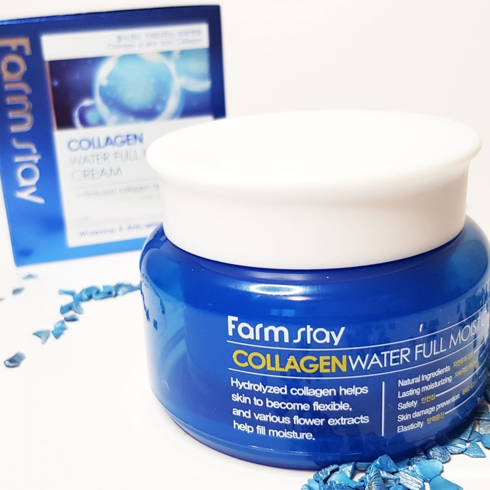 Увлажняющий крем для лица с коллагеном FarmStay Collagen Water Full Moist Cream