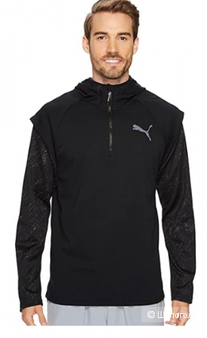 Худи PUMA Men's 1/4 Zip Energy Hoodie, размер М