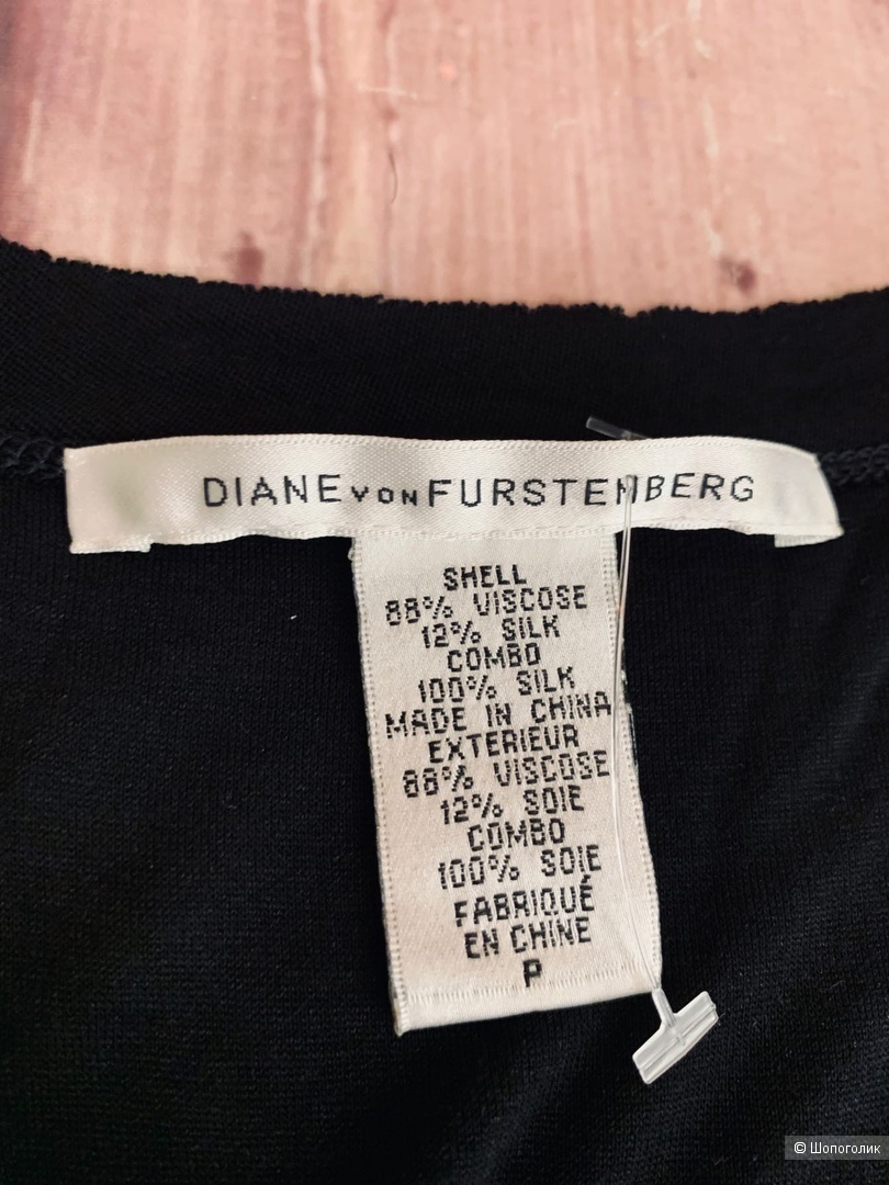 Платье с перьями от Diane von Furstenberg S