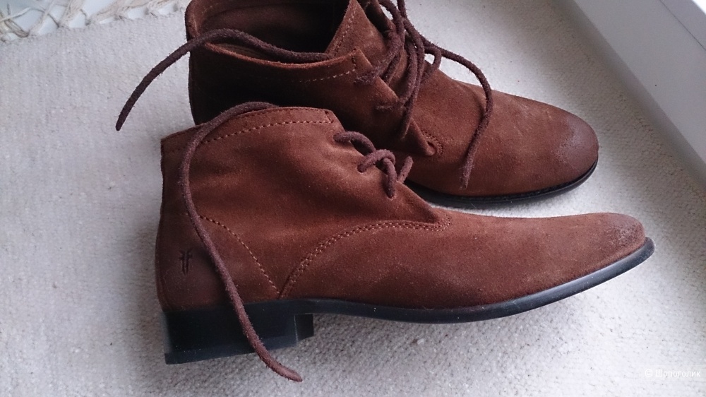 Замшевые ботиночки Frye, 38 европейский размер