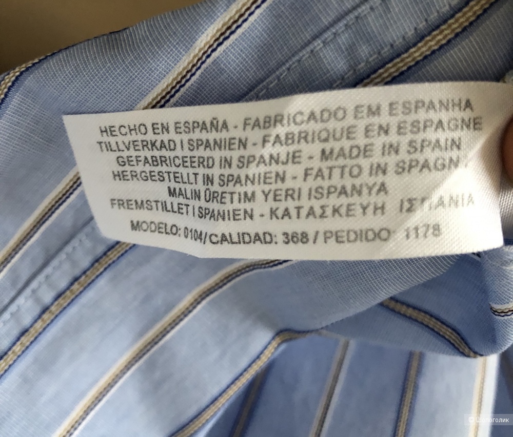 Рубашка Massimo Dutti, размер на этикетке 44 ( на 50 российский)