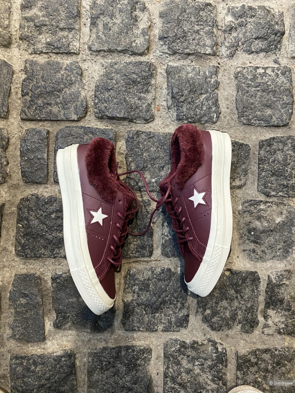 Кожаные утеплённые кеды Converse, pp 36, 23 см