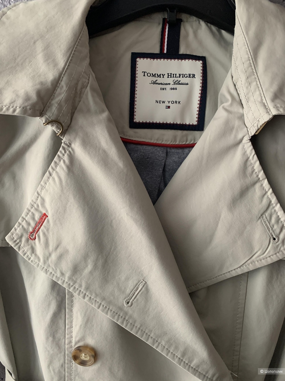 Тренч Tommy Hilfiger, размер L