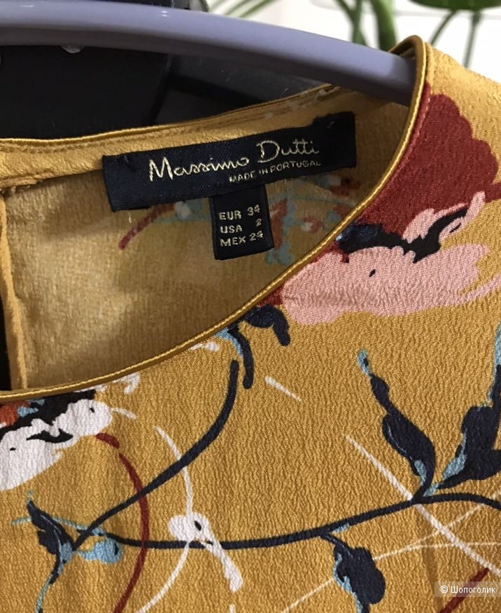 Шелковая блузка Massimo Dutti 34