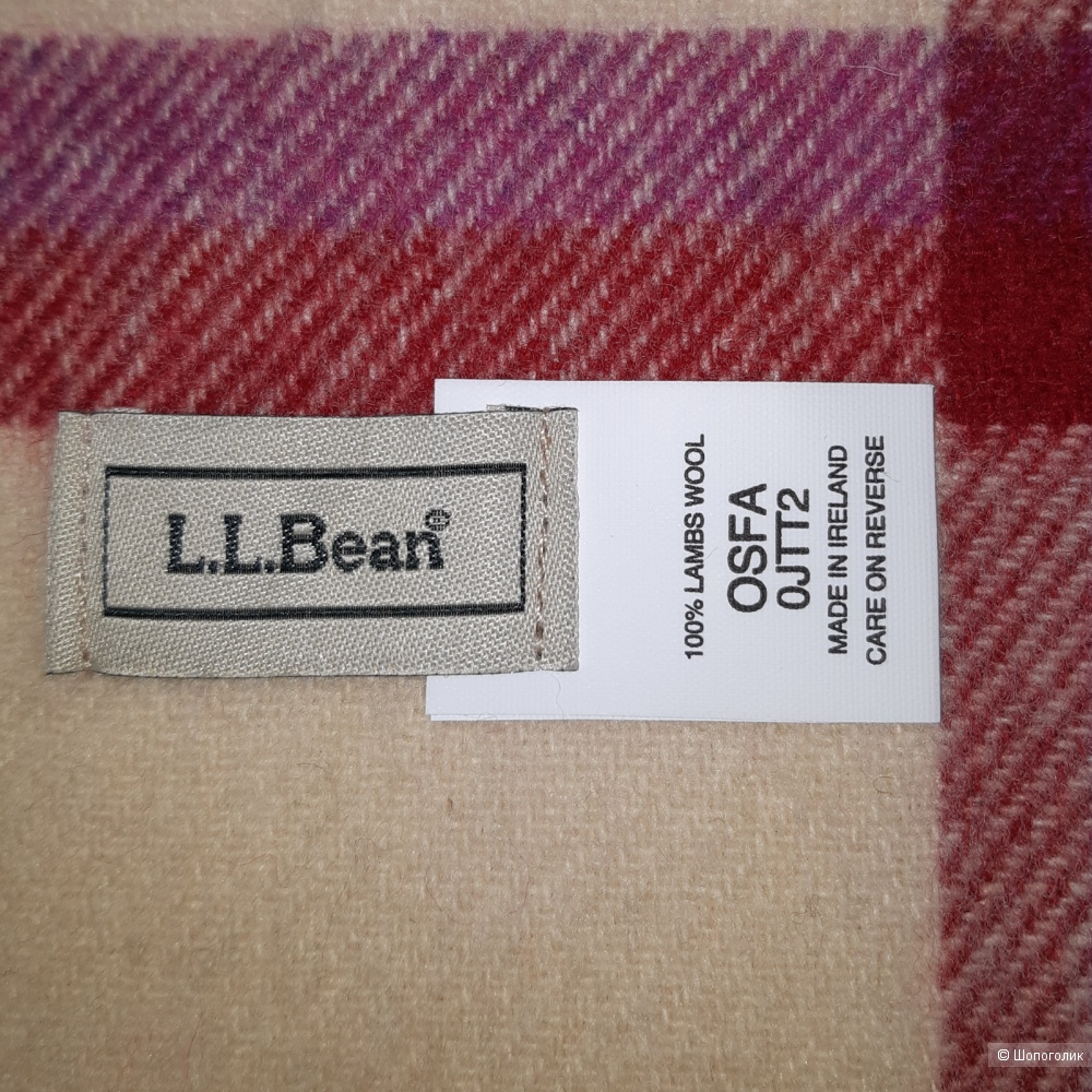 Шерстяной шарф l.l.bean, размер 29*155