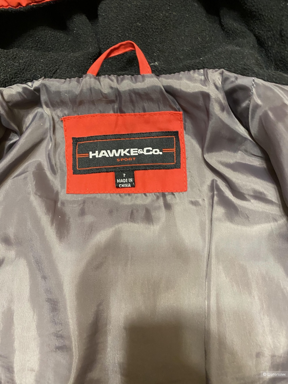Куртка для мальчика на межсезонье Hawke&Co, размер 7, большемерит