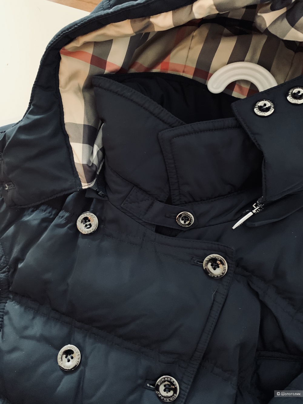 Пуховик Burberry размер 42