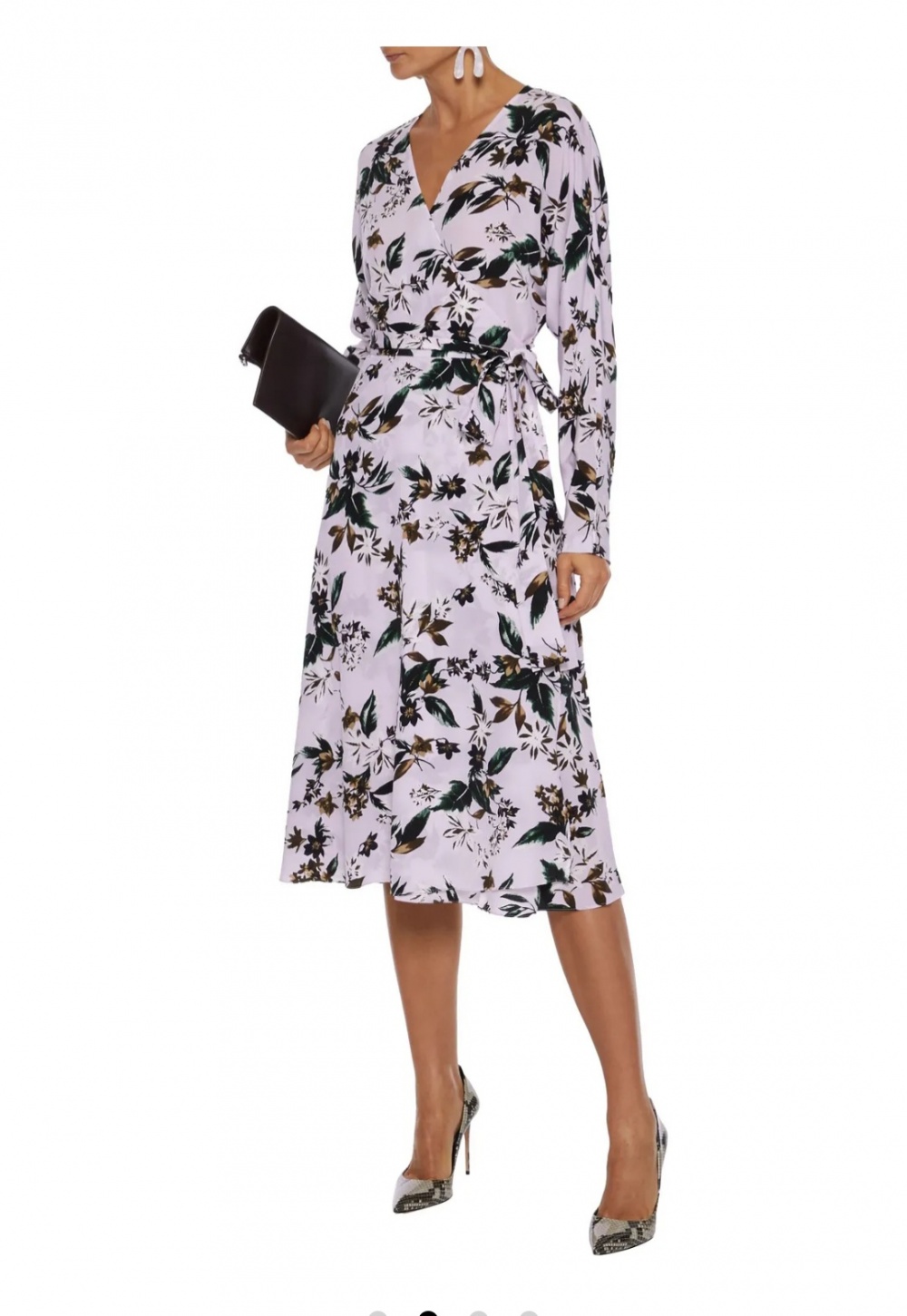 Шёлковое платье Diane von Furstenberg в размере s