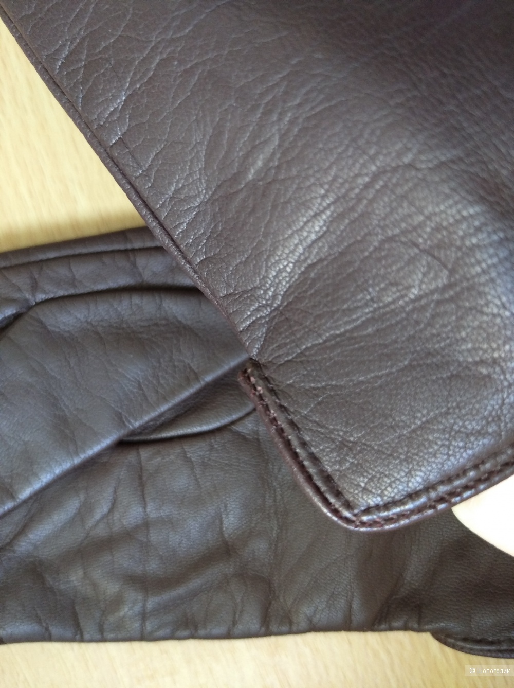 Кожаные перчатки H&M, L (7,5-8)