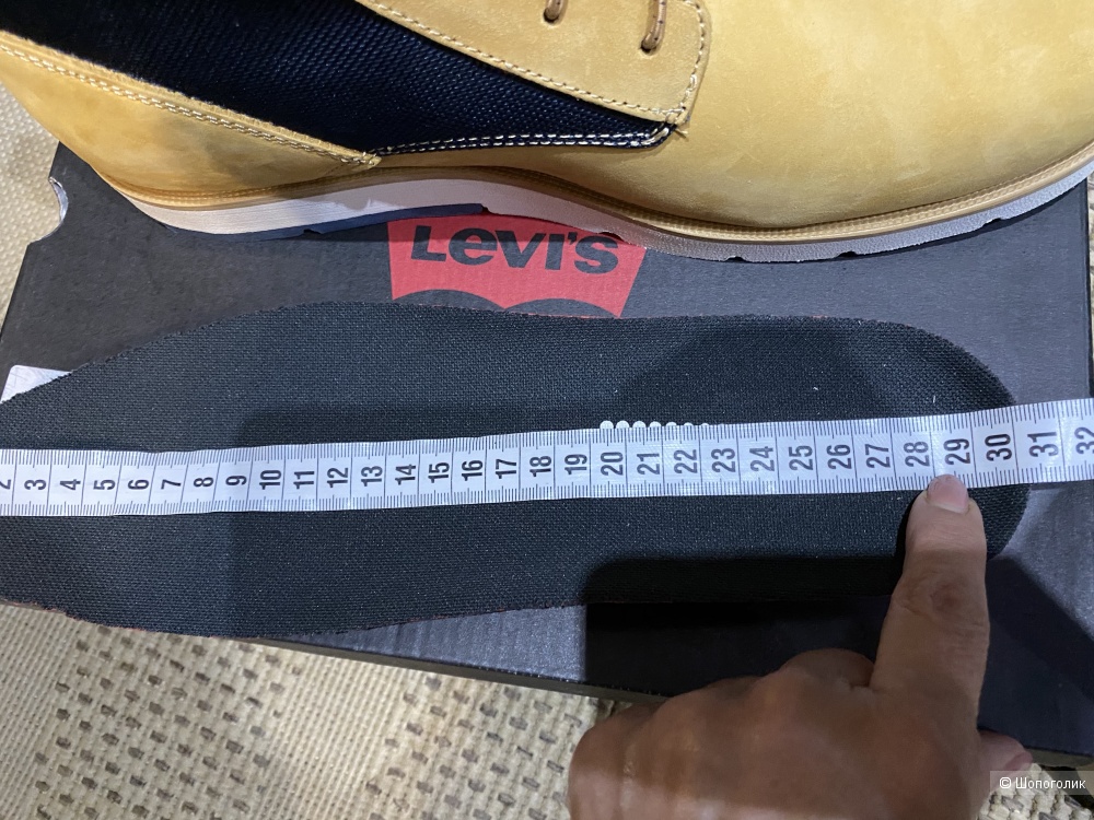 Мужские ботинки Levi's. Размер 44EUR.