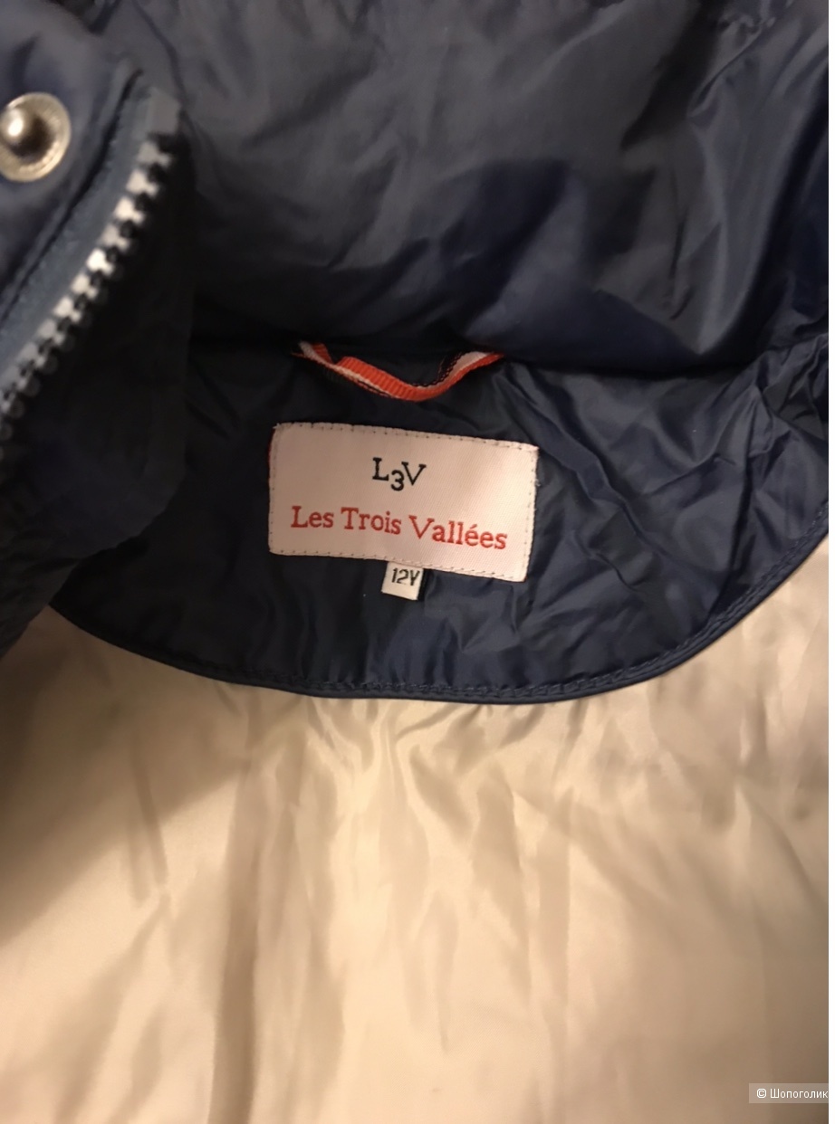Куртка пуховик удлиннённая Les Trois Vallees 12 лет(большемерит)