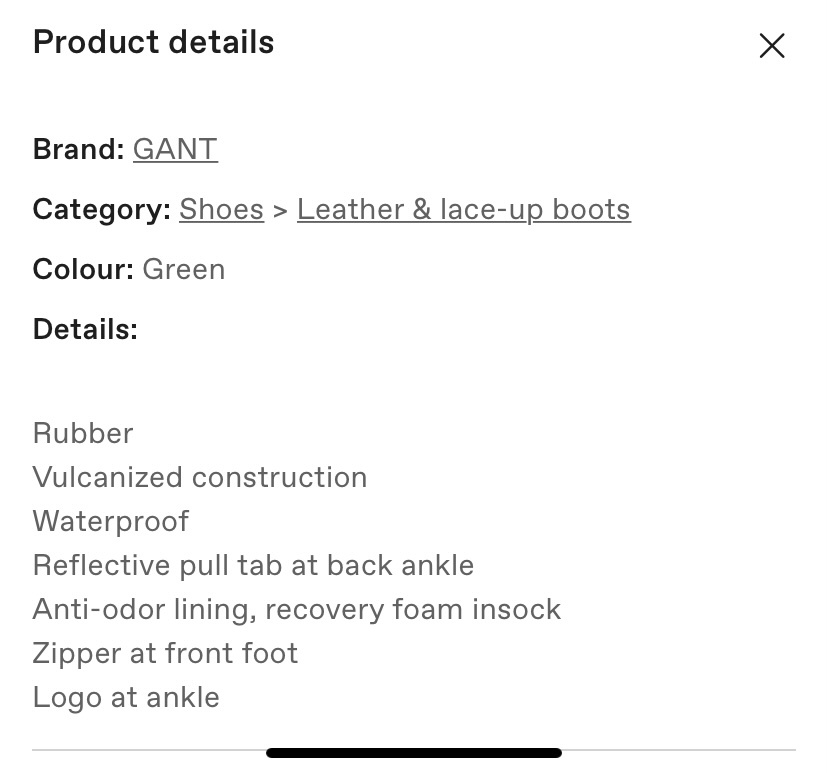 Полуботинки Gant, 41
