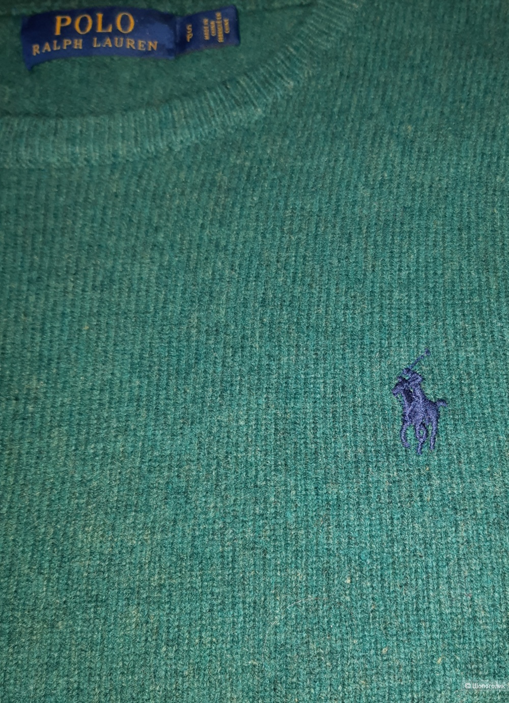 Шерстяной свитер polo ralph lauren, размер s/m