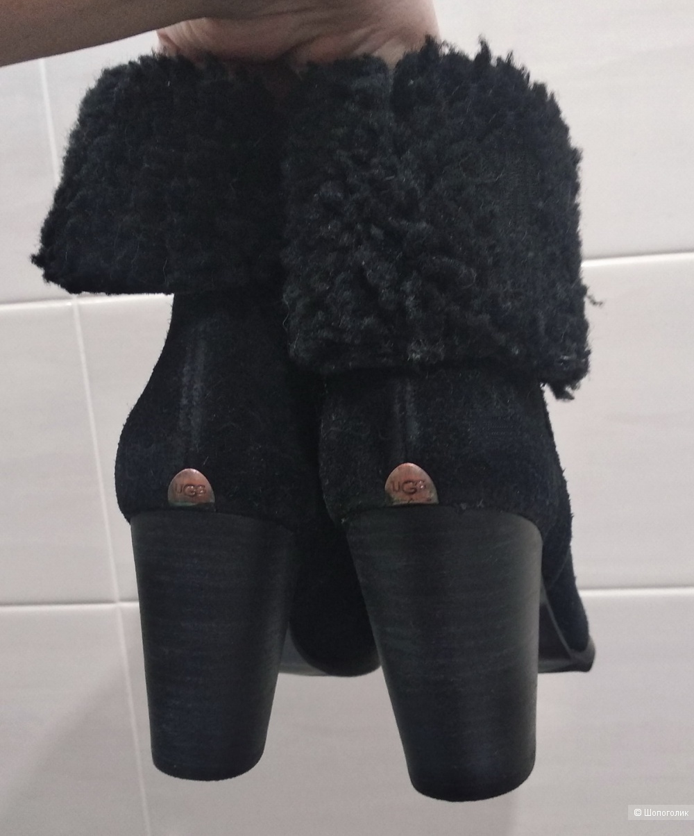 Полусапоги, ботинки на овчине, UGG, р.37-38