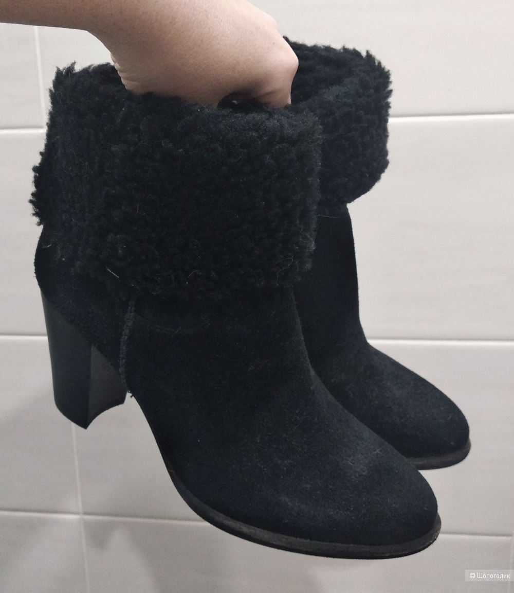 Полусапоги, ботинки на овчине, UGG, р.37-38