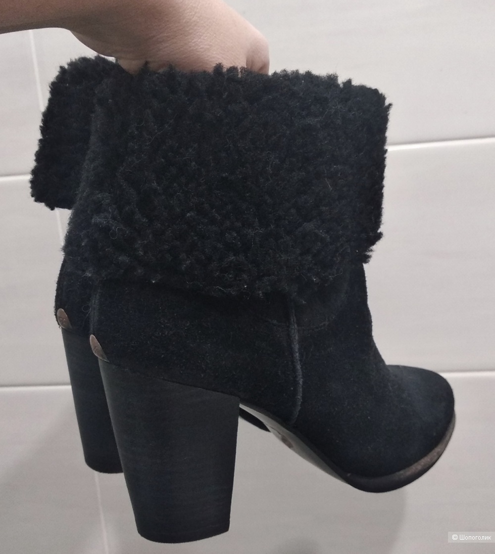 Полусапоги, ботинки на овчине, UGG, р.37-38