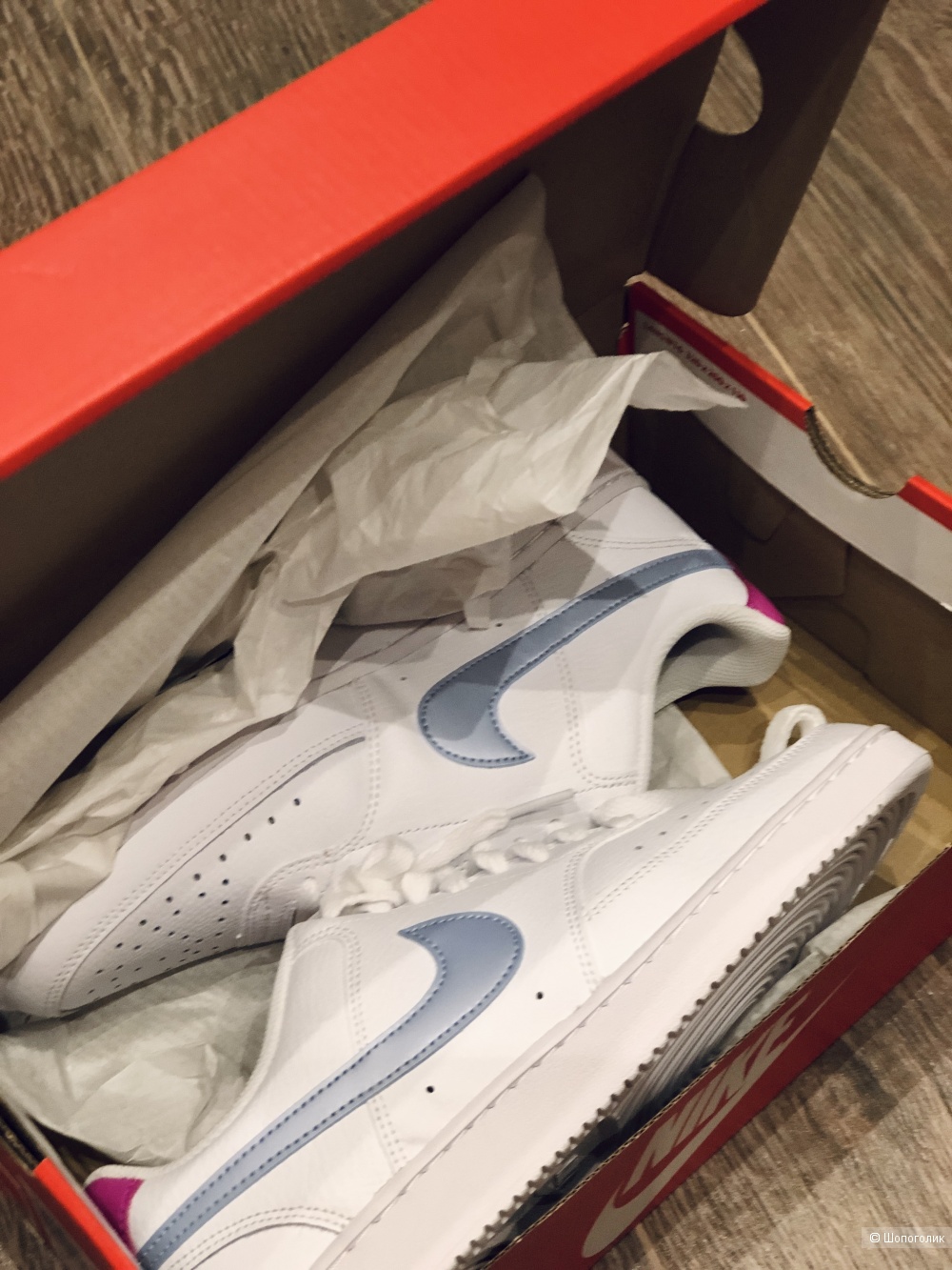 Женские кроссовки Nike Court Vision Low, 8.5US, 25.5см стелька